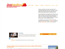 Tablet Screenshot of jivahealing.com
